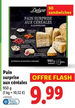 Lidl DELUXE Pain surprise aux céréales offre