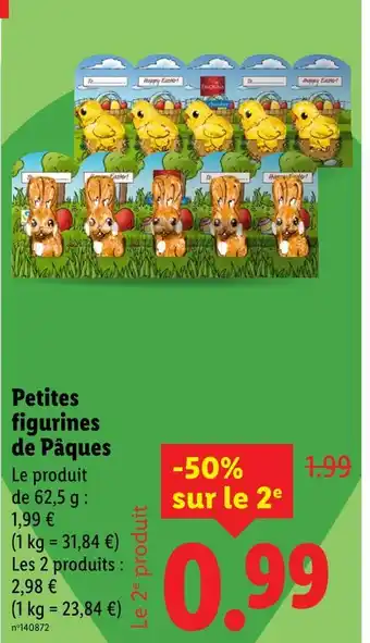 Lidl FAVORINA Petites figurines de pâques offre