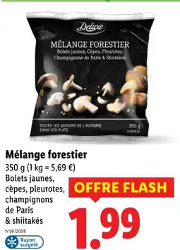 Lidl Deluxe Mélange forestier offre