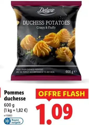 Lidl DELUXE Pommes duchesse offre