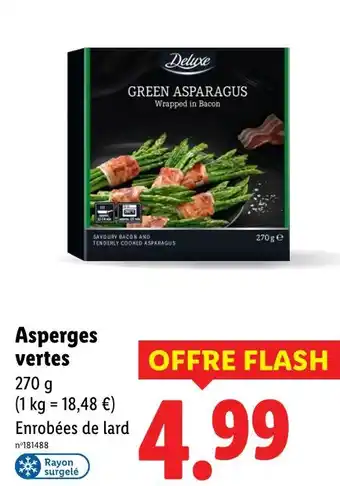 Lidl DELUXE Asperges vertes offre