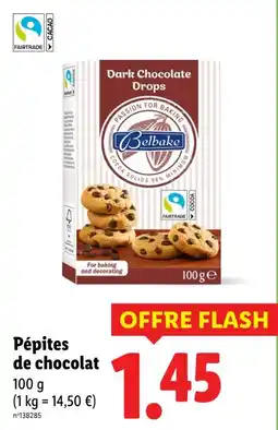 Lidl Belbake Pépites de chocolat offre