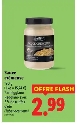 Lidl DELUXE Sauce crémeuse offre