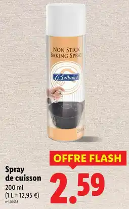 Lidl BELBAKE Spray de cuisson offre