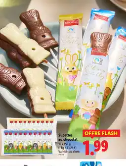 Lidl Sucettes au chocolat offre