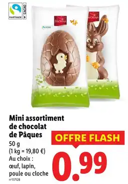 Lidl Favorina Mini assortiment de chocolat de Pâques offre