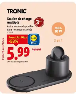 Lidl TRONIC Station de charge multiple offre