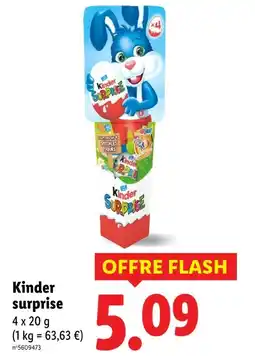 Lidl Kinder surprise offre