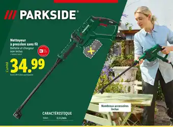 Lidl PARKSIDE Nettoyeur à pression sans fil offre