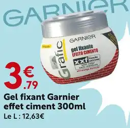 Maxi Bazar GARNIER Gel fixant effet ciment 300ml offre