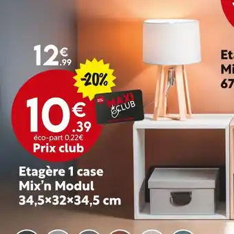 Maxi Bazar Etagère 1 case Mix’n Modul 34,5×32×34,5 cm offre