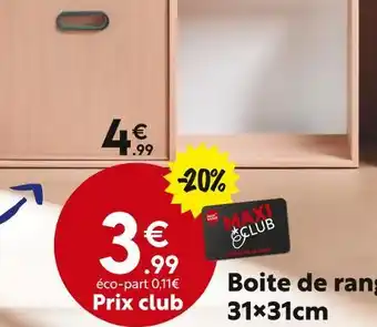 Maxi Bazar Boite de rangement offre