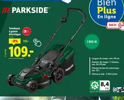 Lidl PARKSIDE Tondeuse à gazon électrique offre