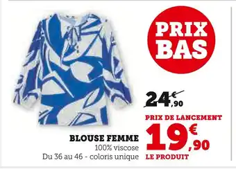 Super U Blouse femme offre