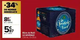 Carrefour Market Bière De Noël La Goudale offre