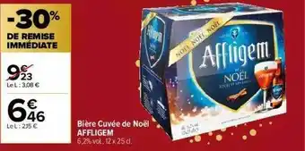Carrefour Market Bière Cuvée De Noël Affligem offre