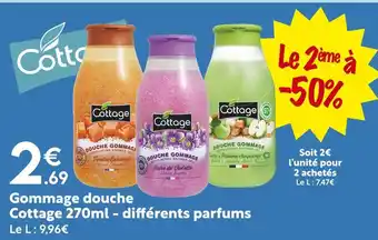 Maxi Bazar COTTAGE Gommage douche 270ml offre