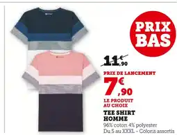 Super U Tee shirt homme offre