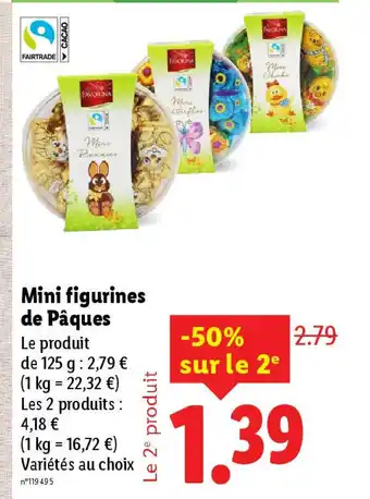 Lidl Mini figurines de Pâques offre