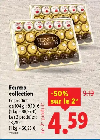 Lidl FERRERO Collection offre