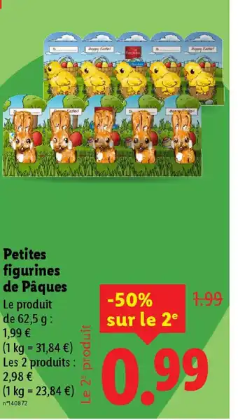 Lidl Petites figurines de Pâques offre