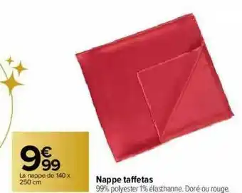Carrefour Market Nappe Taffetas offre