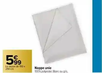 Nappe Unie