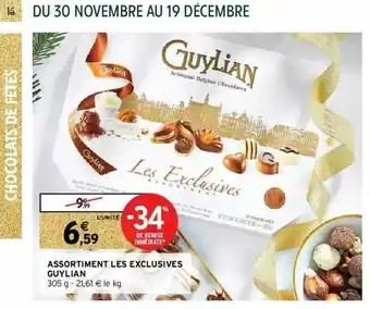 Intermarché Assortiment Les Exclusives Guylian offre