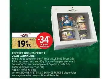 Intermarché Coffret Bonnes Fêtes 1 Jean Larnaudie offre