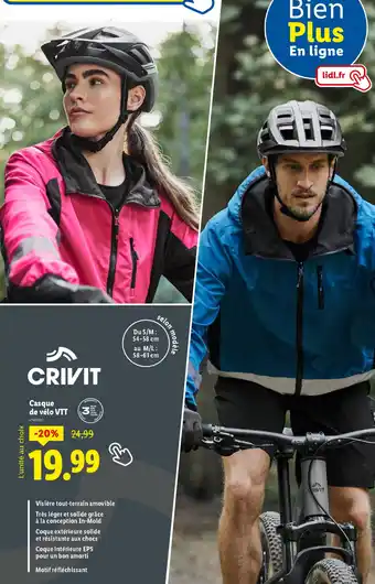 Lidl CRIVIT Casque de vélo offre