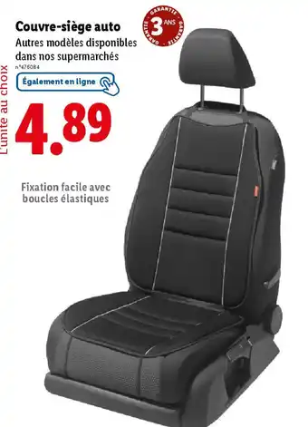 Lidl Couvre-siège auto offre