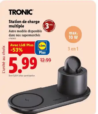 Lidl TRONIC® Station de charge multiple offre