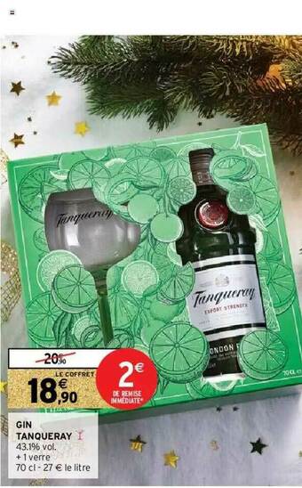 Intermarché Gin Tanqueray offre