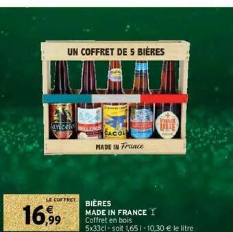 Intermarché Bières Made In France offre