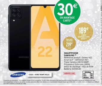 Intermarché Smartphone Samsung offre