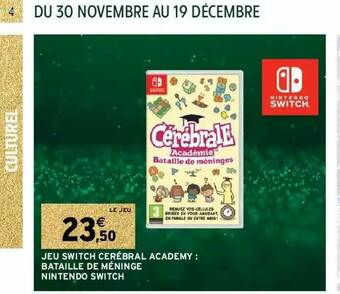 Jeu Switch Cérébral Academy : Bataille De Méninge Nintendo Switch