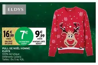 Pull De Noël Homme Eldys