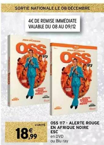 Intermarché Oss 117 - Alerte Rouge En Afrique Noire Esc offre