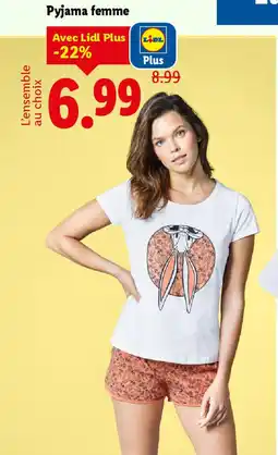 Lidl Pyjama femme offre