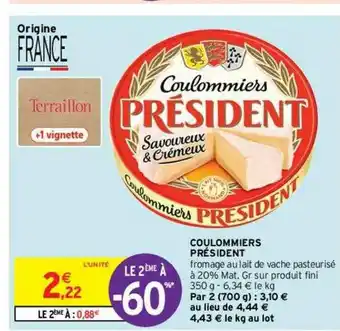 Intermarché Contact Coulommiers Président offre