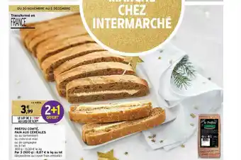 Intermarché Contact Préfou Comté, Pain Aux Céréales offre