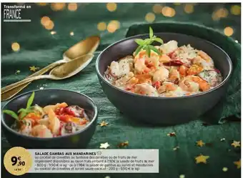Intermarché Contact Salade Gambas Aux Mandarines offre