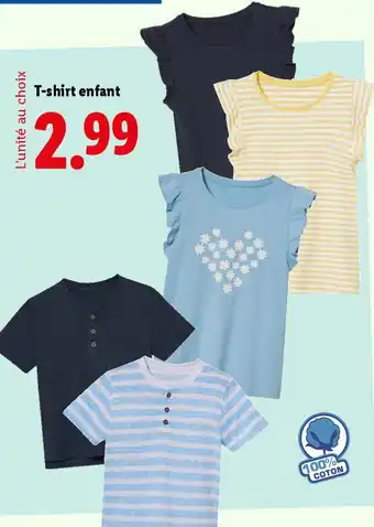 Lidl LUPILU T-shirt enfant offre