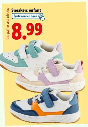 Lidl LUPILU Sneakers enfant offre