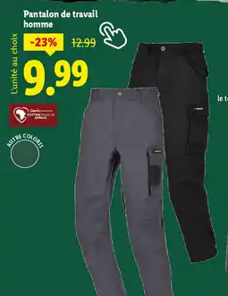 Lidl PARKSIDEⓇ Pantalon de travail homme offre