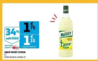 Auchan Sirot Sport Citror offre