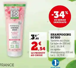 U Express SO'BIO SHAMPOOING offre