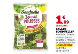 Super U BONDUELLE Salade Bonduelle offre