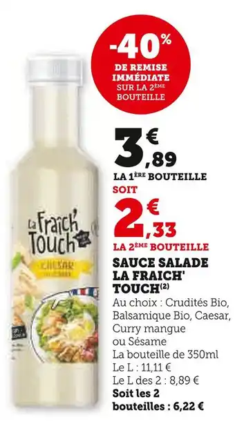 U Express La Fraich' Touch Sauce Salade offre