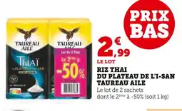 U Express TAUREAU AILE Riz thai du plateau de l'i-san offre